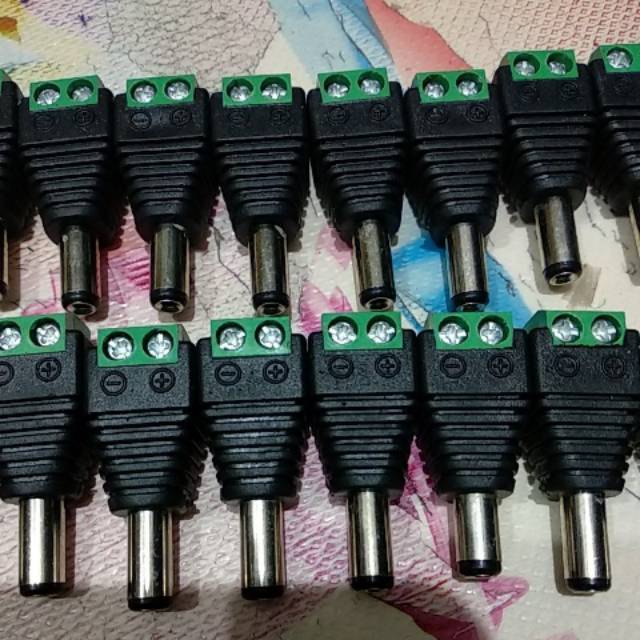 Konektor DC cctv konektor cowok