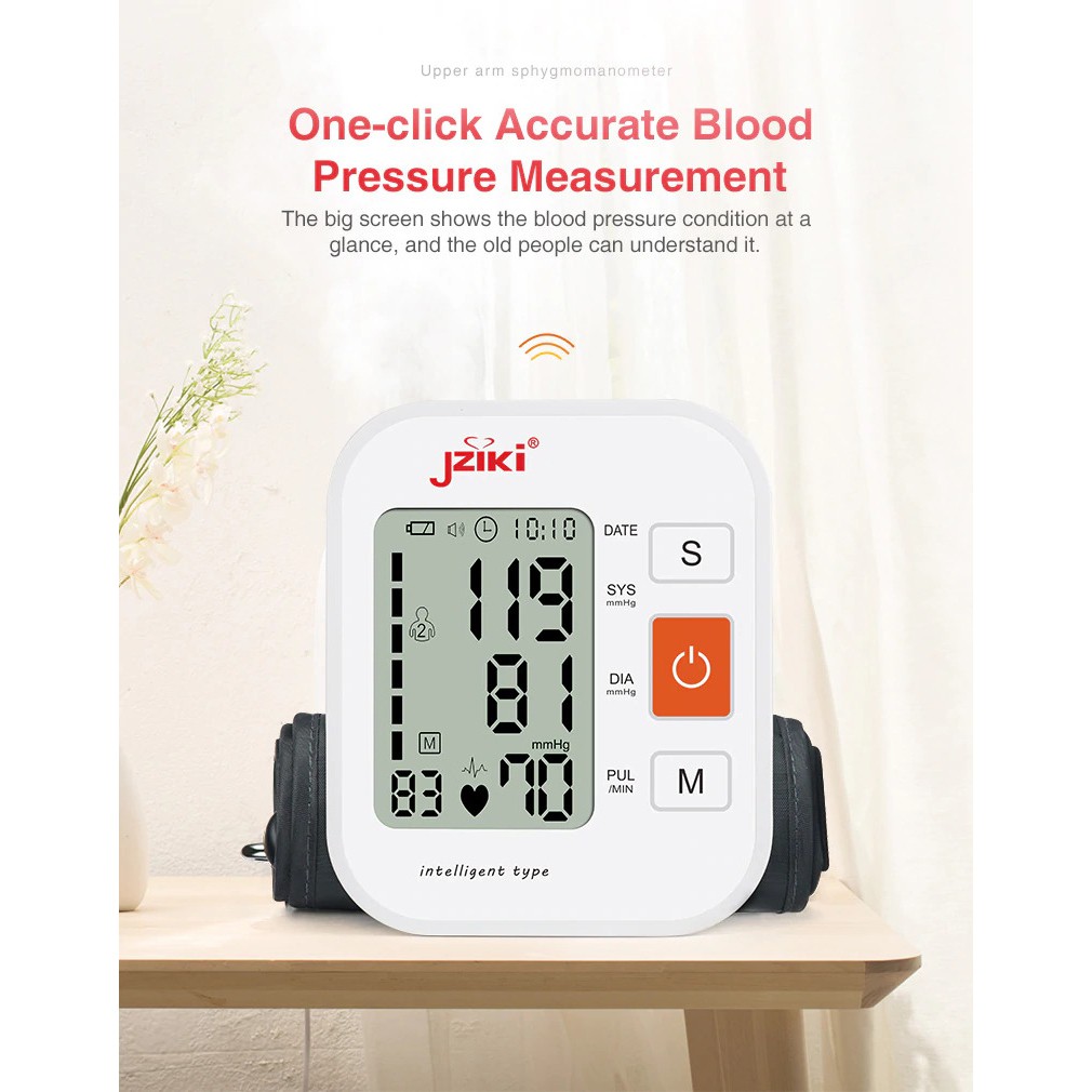 [COD] Alat Kesehatan / Tensi Darah / Pengukur Tekanan Darah Electronic Sphygmomanometer with Voice