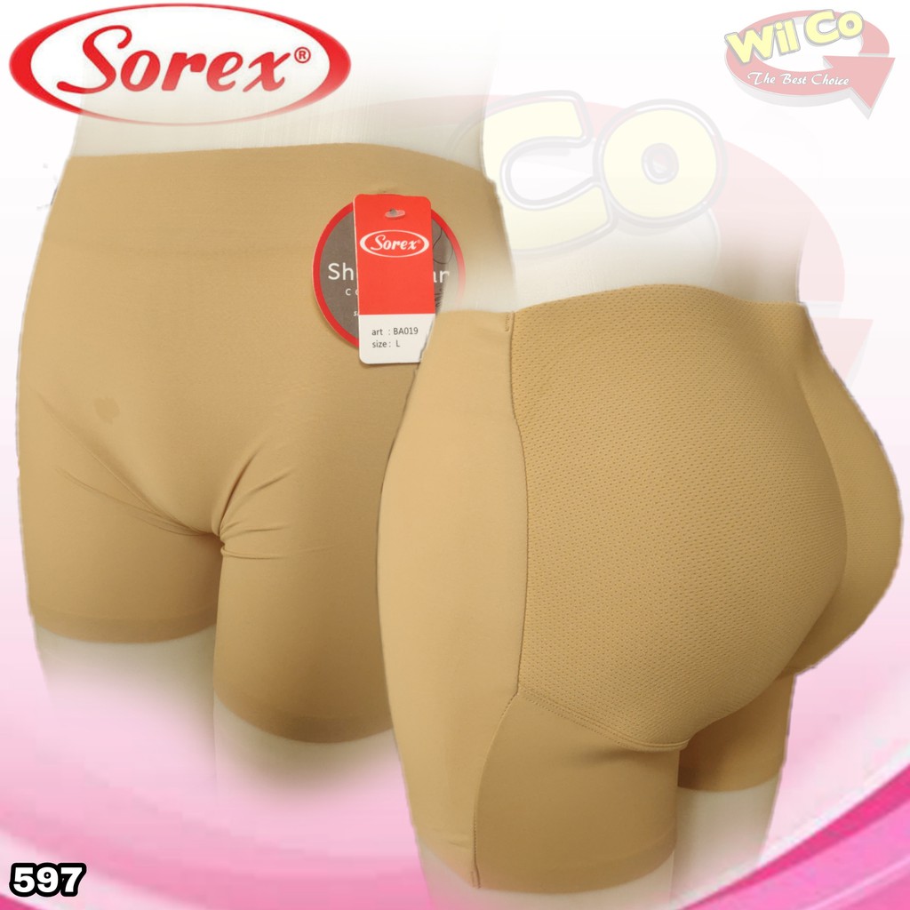 K597 -  (Harga Per 1Pcs) CELANA BUSA WANITA SHAPEWARE PAKAIAN DALAM WANITA CD BUSA PEMBENTUK BOKONG SEXY SOREX SIZE S - XL