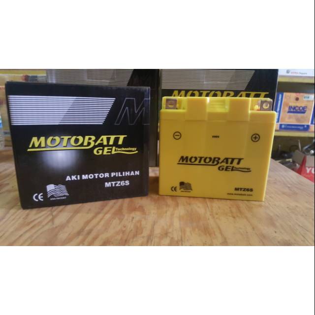 AKI KERING MOTOR SATRIA FU, PCX, VARIO150/125 MOTOBATT MTZ6S ORIGINAL