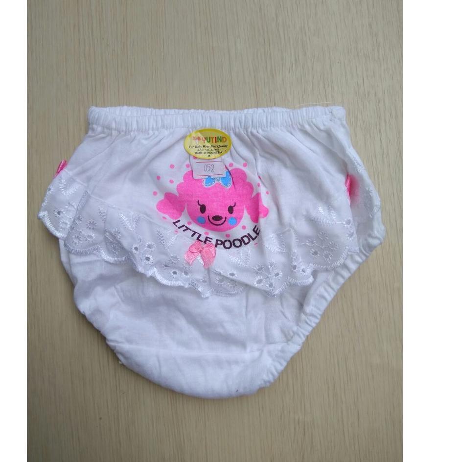 Celana Dalam Anak YUTIND 052 | Ecer 1 Pcs CD Bayi Permpuan Pakaian Dalam Balita Sguna