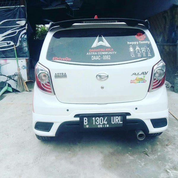 BUMPER BODYKIT ayla agya elegan adaptasi TRd custom yaris