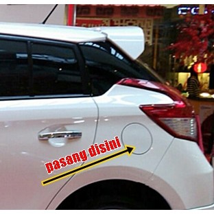 Tank Cover / Variasi Tutup Bensin All New Yaris 2014 Model Cadilac