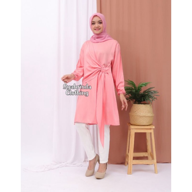 Tunik Polos Atasan Wanita Twill Premium Import Jescourt Collection