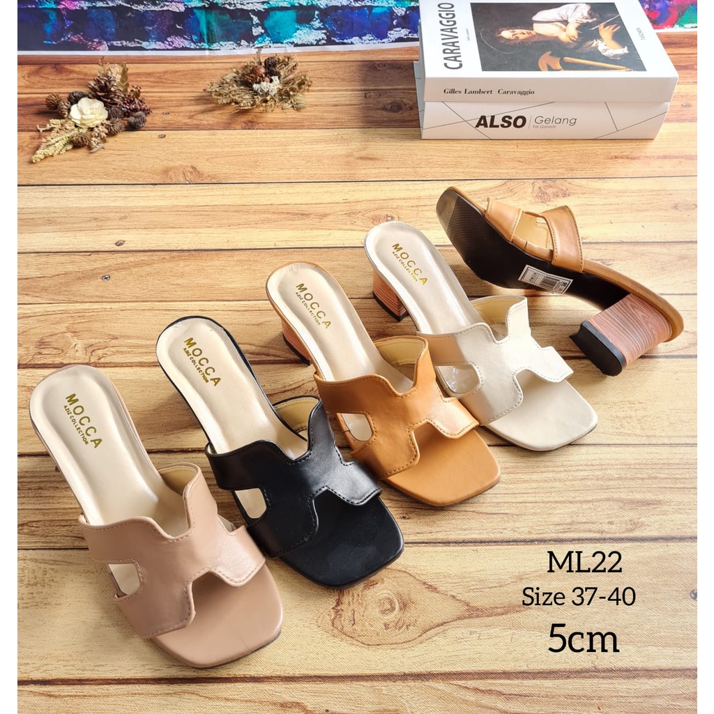 chocolatte Sandal hak tahu heels wanita terbaru 5cm - ml 22