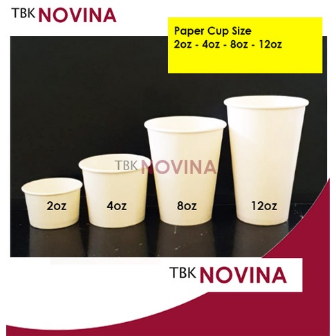 [50PCS] Paper Cup 2oz Tebal Gelas SAJA Gelas Kertas Ice Cream MINI Eskrim Es Krim