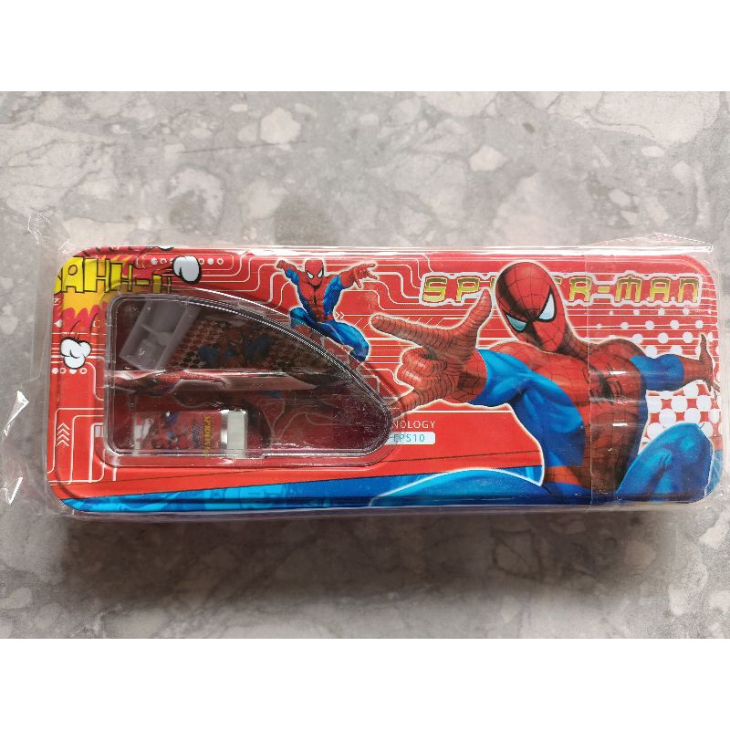 TEPAK set / TEMPAT PENSIL BT21/BTS, FREE ISINYA, LUCU-Spiderman new