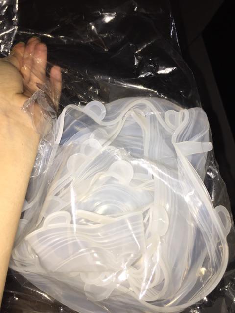 Wadah Tutup Silicon Warna Putih