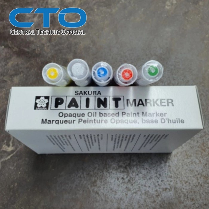 

Hot Sale Spidol Sakura Penanda Besi Model Kocok Oil Base Paint Marker Permanen Promo