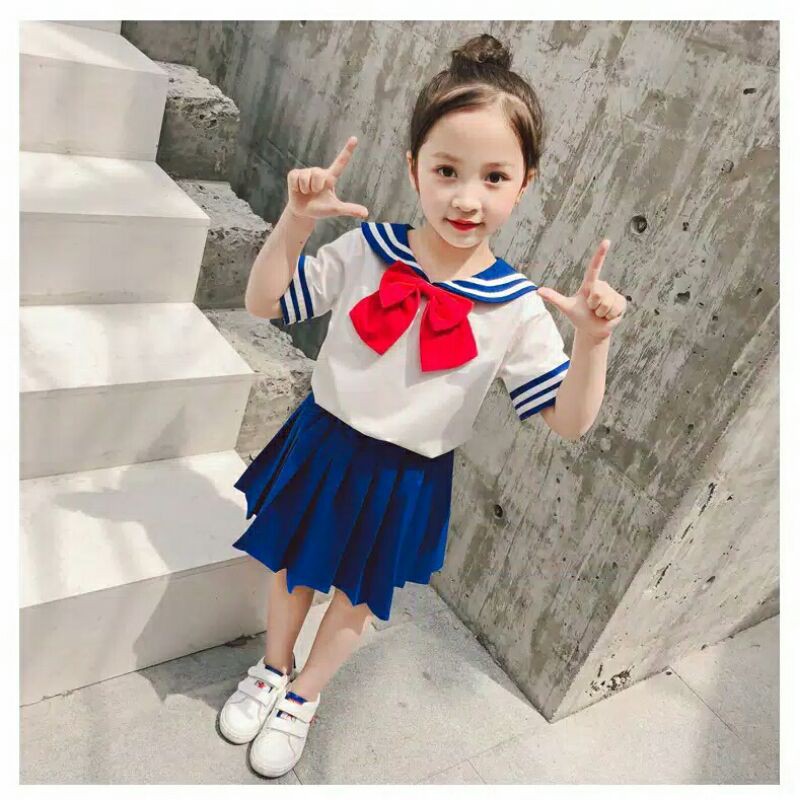 Kids uniform (kd009) Seifuku japan korean seragam sekolah anak cosplay