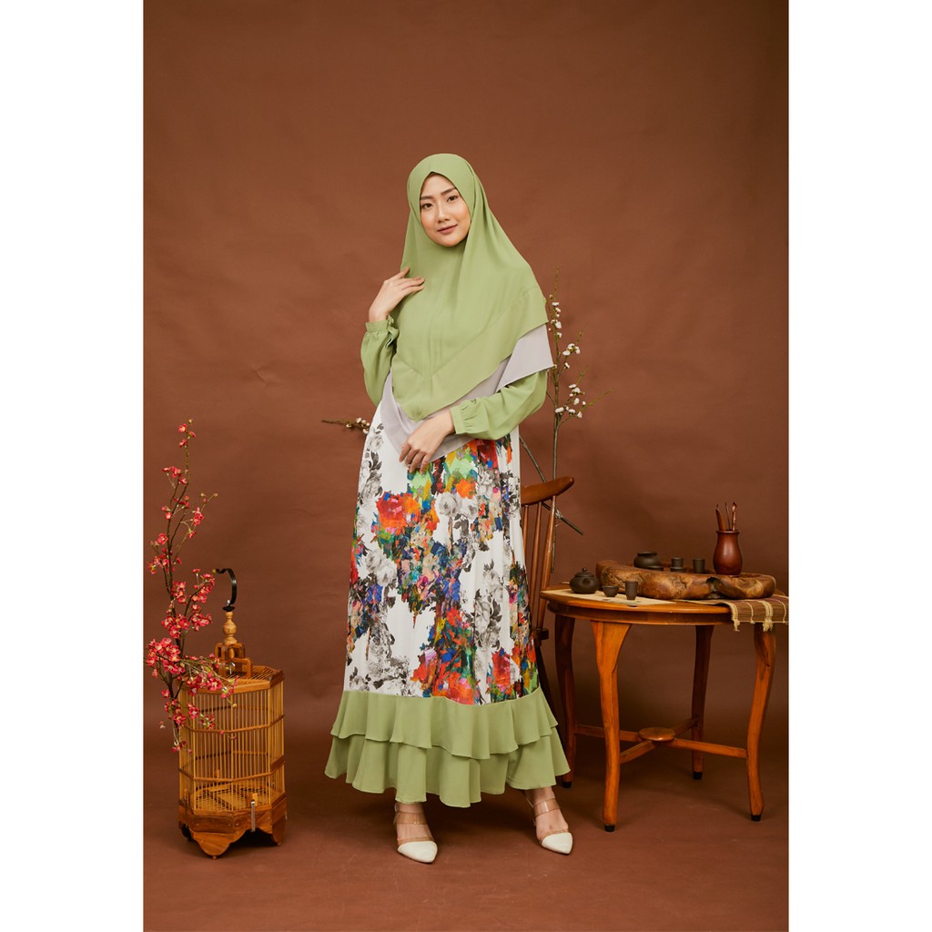[GRATIS ONGKIR] GAMIS SET SYARI KHIMAR CERUTY MAXMARA BY DNS