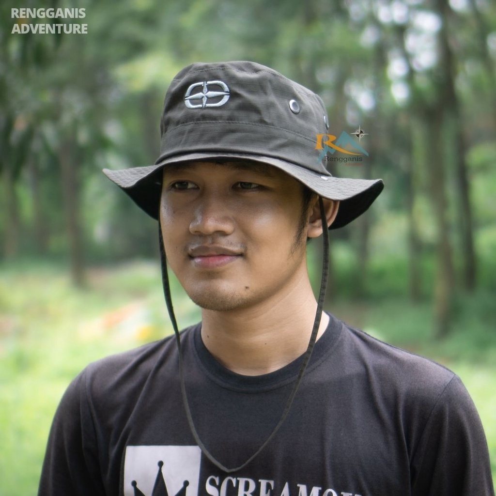 TOPI RIMBA CO TREK X2 TOPI BOLAK BALIK TOPI LAPANGAN MEMANCING OUTDOOR GUNUNG LOKAL HIKING
