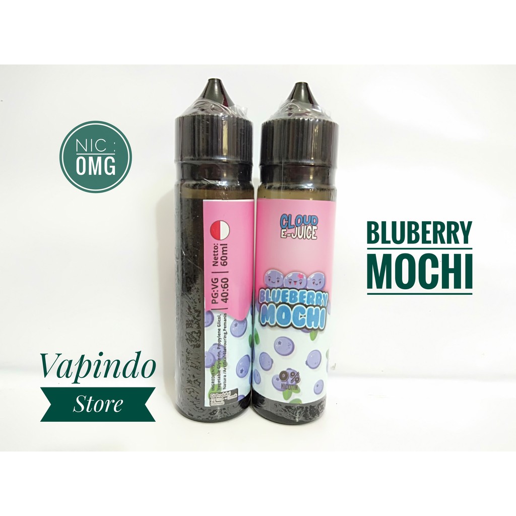 CLOUD EJUICE BLUEBERRY MOCHI 60ML 0MG TOR PREMIUM E LIQUID VAPE VAPOR