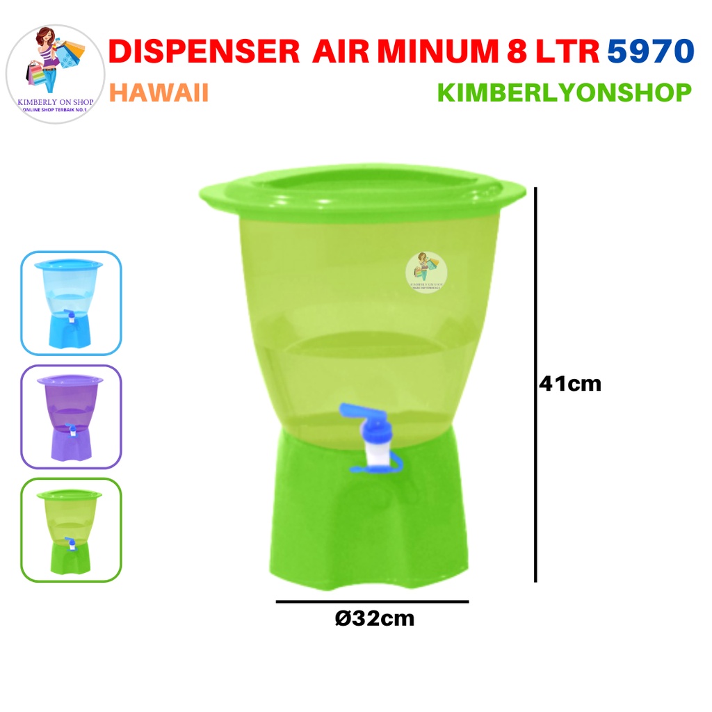 Dispenser Tempat Penyimpanan Air Alpen Water 8 Liter 5970 Hawaii