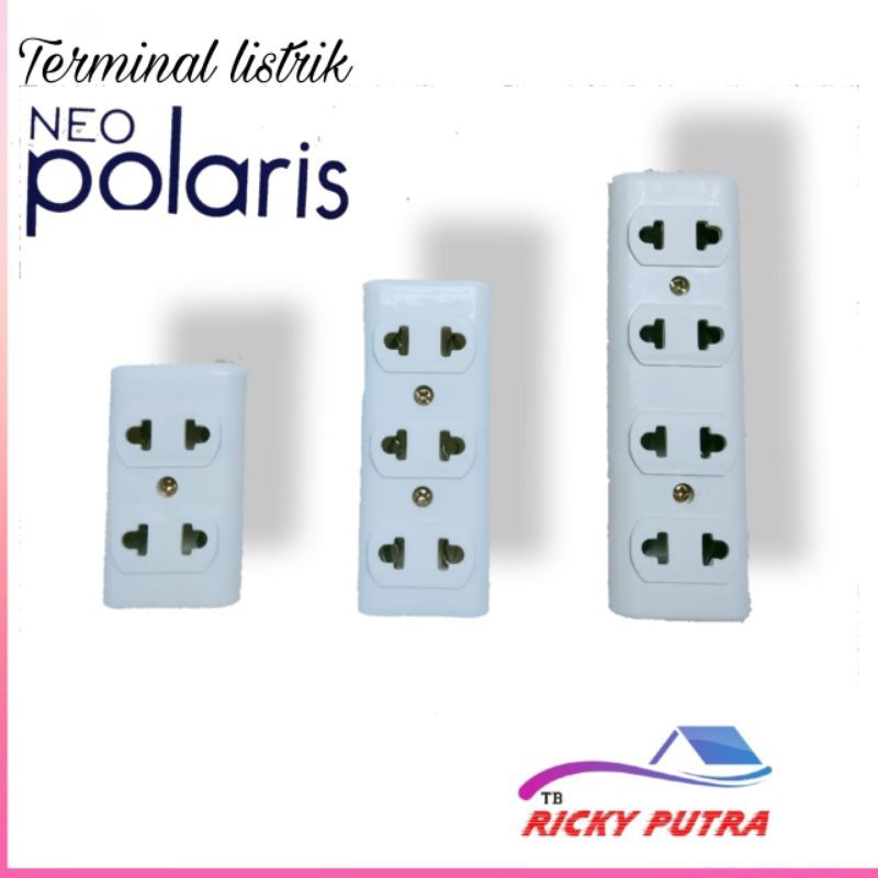 Stopkontak Tipis 2 3 4 lubang / Colokan listrik / Terminal Listrik
