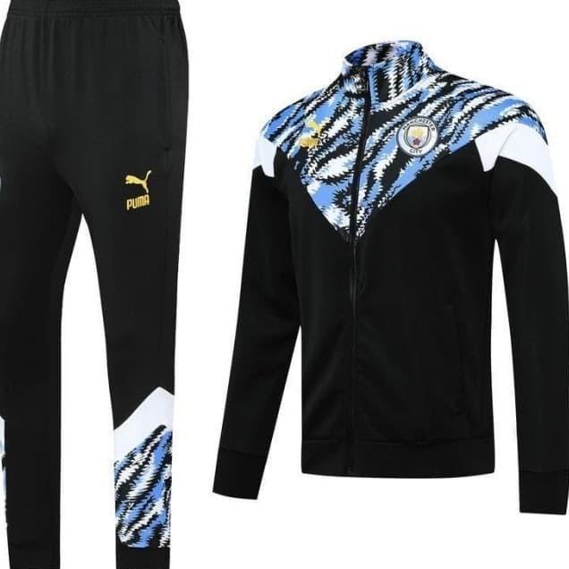 Jaket Bola Sweater Midlayer Tracksuit Training MANCHESTER CiTY HOME RE