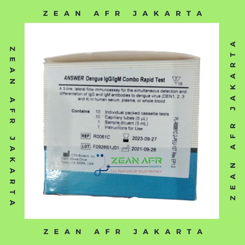 Answer Dengue IgG/IgM Combo Rapid Test