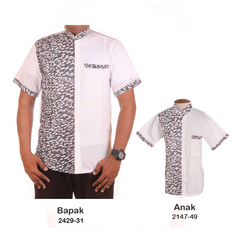 Couple Batik Sarimbit Batik Bapak dan Anak Luqman