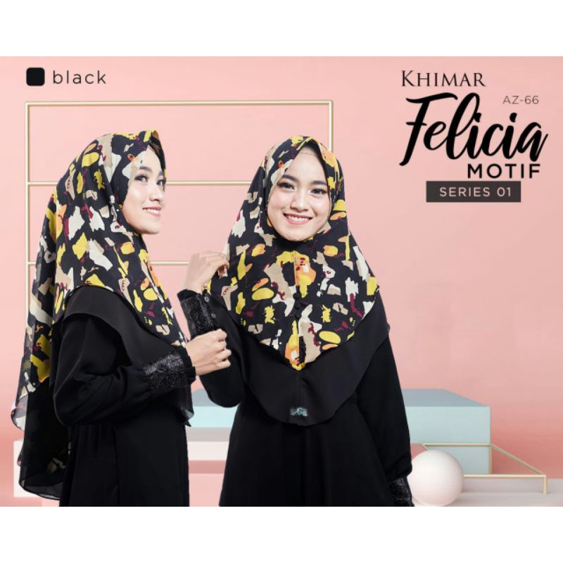 Khimar Felicia Motif by Azamka || Hijab Instant Motif ||