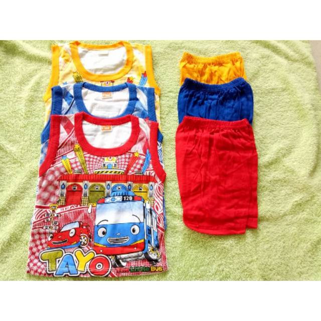 PROTO SINGLET Kaos  Setelan Baju Anak Cowok Kaos  Oblong  