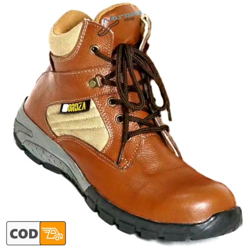 SEPATU BOOTS TINGGI PRIA TACTICAL GLOVE KULIT ASLI