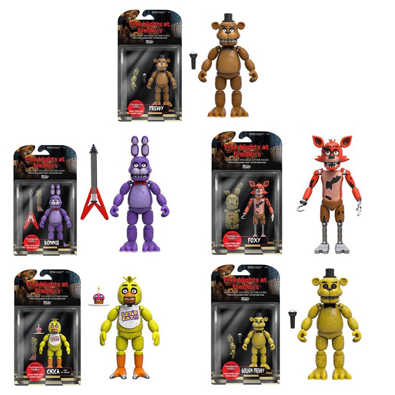 Mainan Action Figure Mini Karakter Game Five NIGHTS AT FREDDY 's Funko FNAF