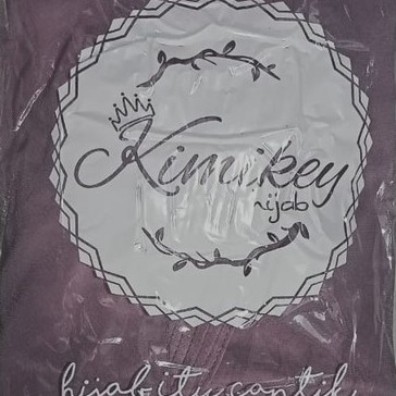 Jilbab Instan JUMBO FARIDA syar'i BY KIMIKEY-PURPLE