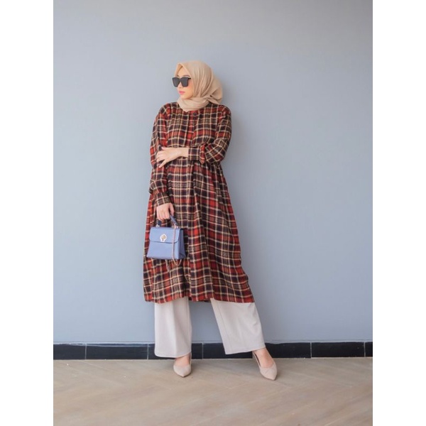 Dyn meyra midi dress -meyra midi tunik-tunik terbaru