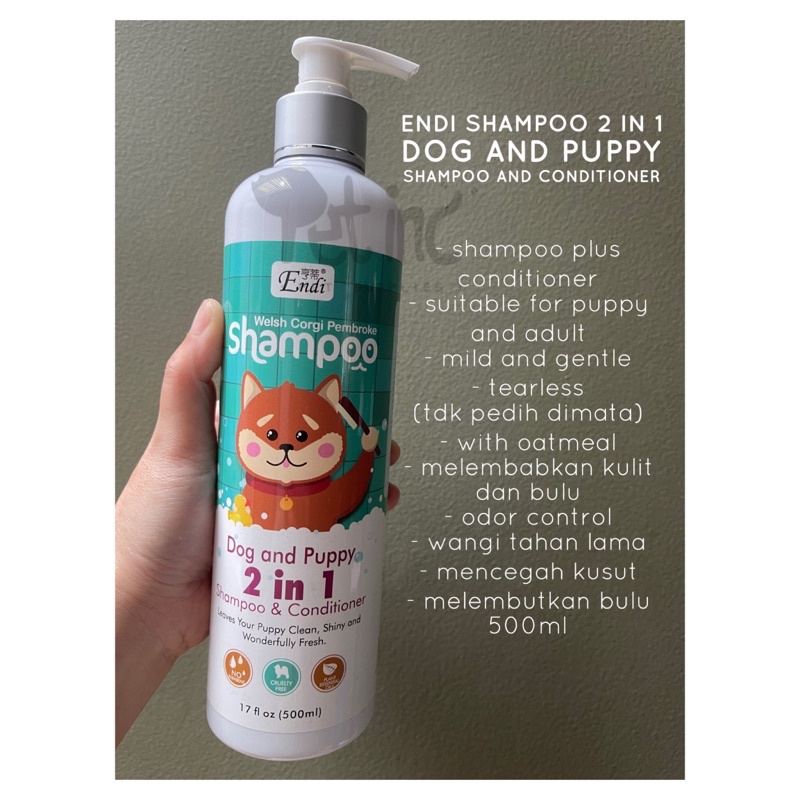 SALE DEFECT 2 in 1 shampoo with condi puppy&amp; dog 500ml