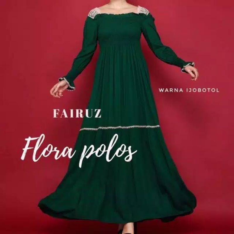 FAIRUZ FLORA POLOS/DASTER ARAB/HOME DRESS/DASTER