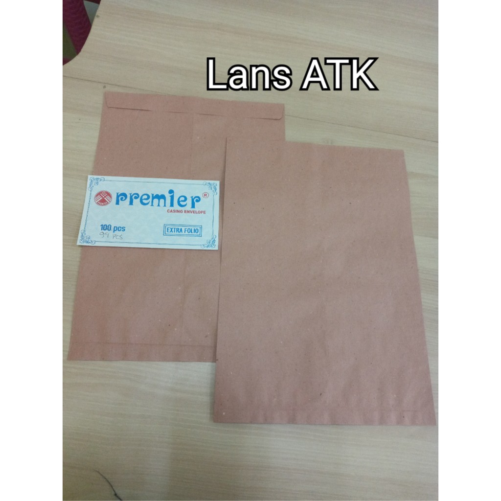 Jual Amplop Kertas Coklat Premier E Extra Folio Casing Envelope X Cm Shopee Indonesia