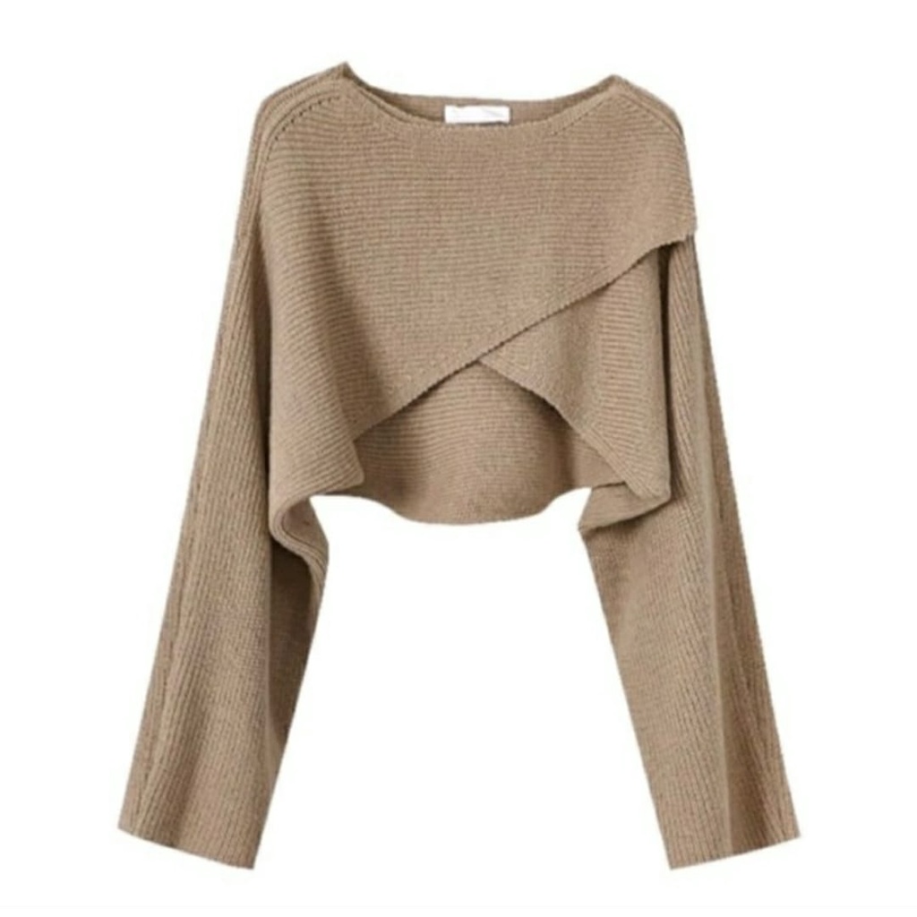 SHEA KNITE/ SWEATER CROP/ SWEATER RAJUT KOREAN STYLE