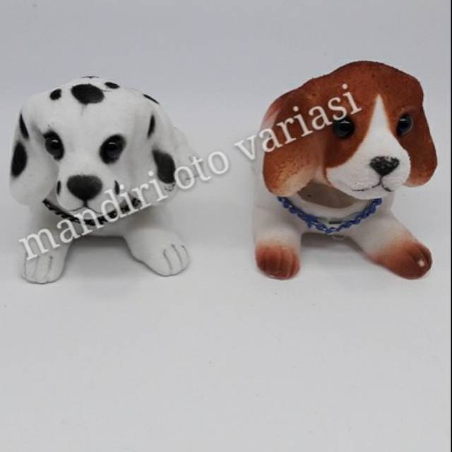 BONEKA PAJANGAN DASHBOARD MOBIL MOTIF ANJING