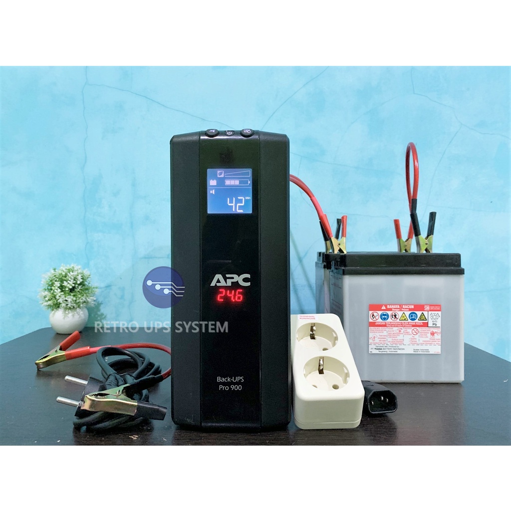 Jual UPS Modif Modifikasi Aki Mobil APC BR900GI 900VA 540Watt 24volt