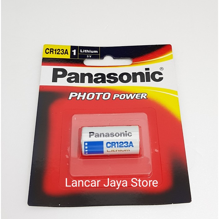 Baterai Panasonic CR123A ORIGINAL