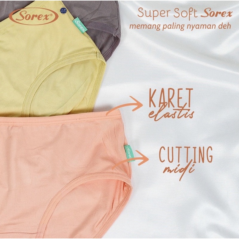 Celana Dalam Wanita Super Soft Sorex Kode 1239