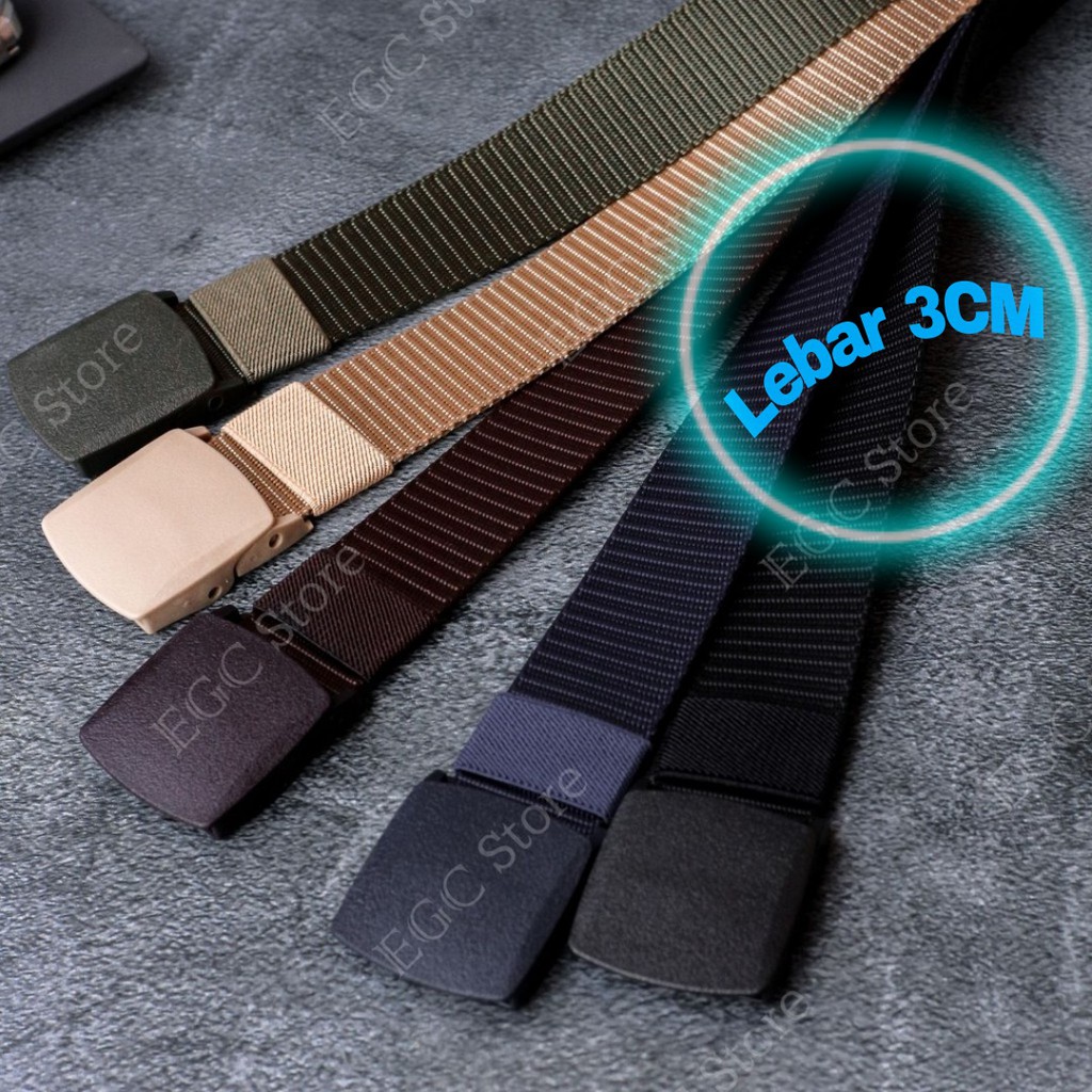 IKAT PINGGANG NYLON CANVAS ANAK-REMAJA / ANTI METAL DETECTOR - DSN-315