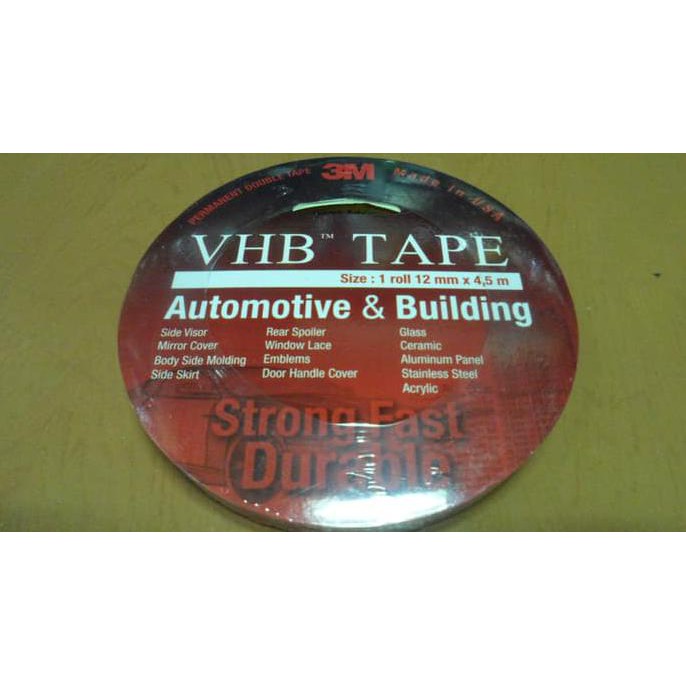 

Double Tape 3M VHB 4900 uk 12mm x 4.5m TERPERCAYA
