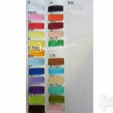 Kain tile merek bee warna putih tulang rol