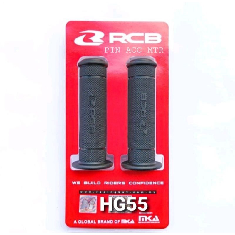 HanGrip RCB hitam model HG55/HG66 Universal motor Ninja vixion R15 R25 cb150 gsx mio beat vario nmax dll