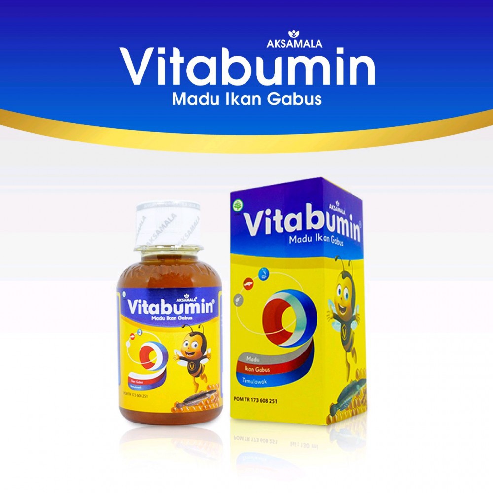 Vitabumin Madu Ikan Gabus Madu Albumin Anak - 60ml / 130ml