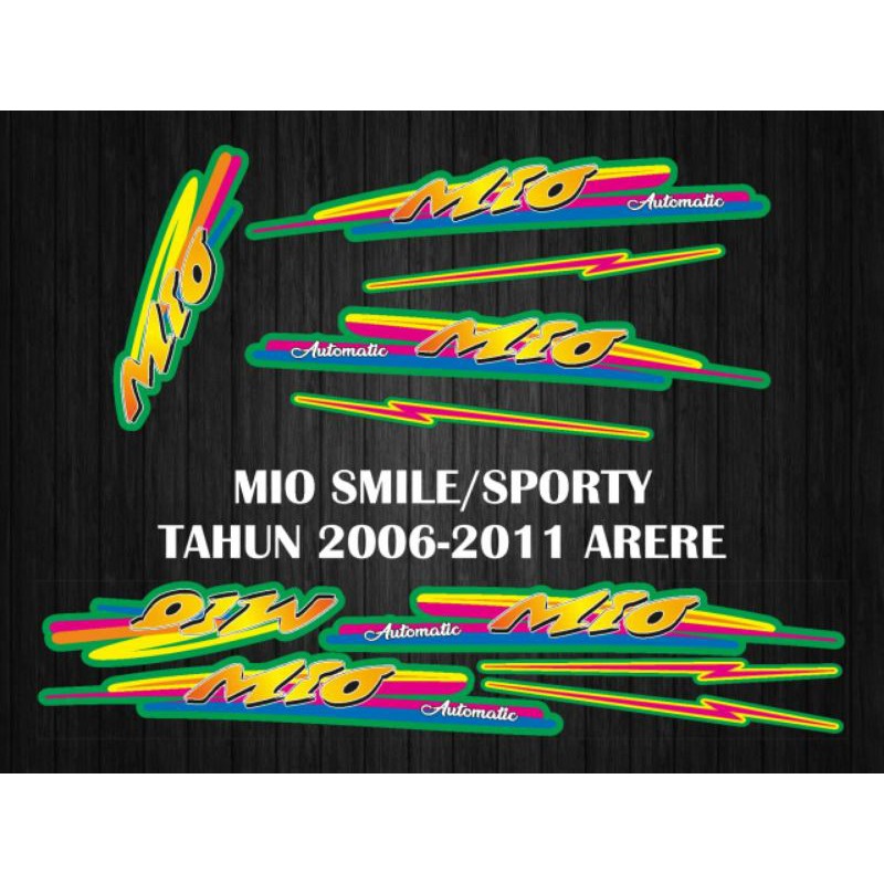 STIKER STRIPING DEVAL VARIASI MIO SPORTY / MIO SMILE 2006-2009 ARERE #2