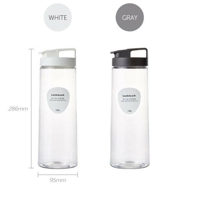 Botol air minum Lock n Lock Easy Grip Water Bottle 1.2L / 1.5L Lock&amp;Lock Botol minum murah HAP814