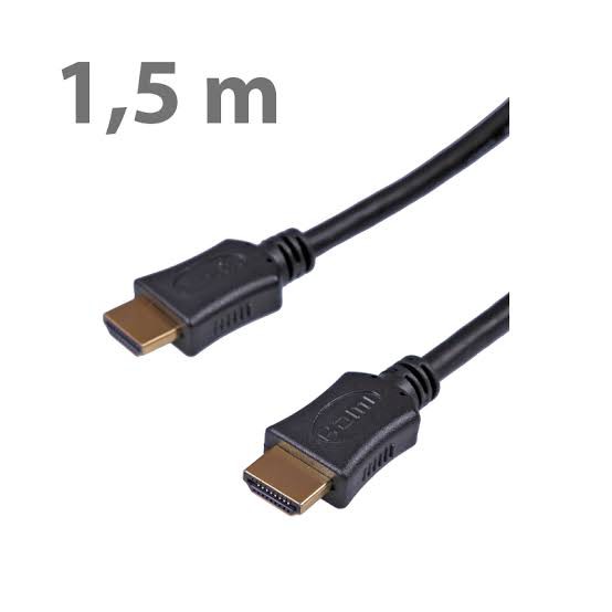 KABEL HDMI 1.5M PENYAMBUNG LAPTOP KE TV / RECEIVER / PARABOLA 1,5 M 1,5 METER HDMI male TO HDMI Male