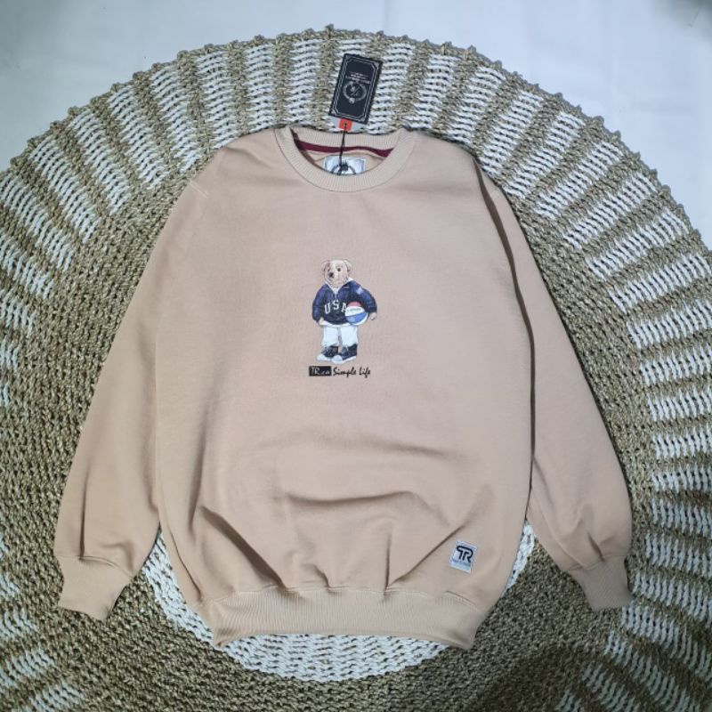 CN CREWNECK PRIA WANITA DISTRO PREMIUM ORIGINAL BAHAN FLEECE TEBAL MUSIM DINGIN KEREN TERBARU