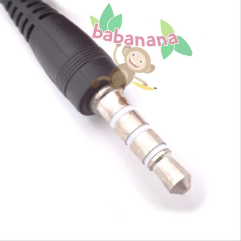 kabel jack 3.5mm splitter audio extension cable headset mic konektor