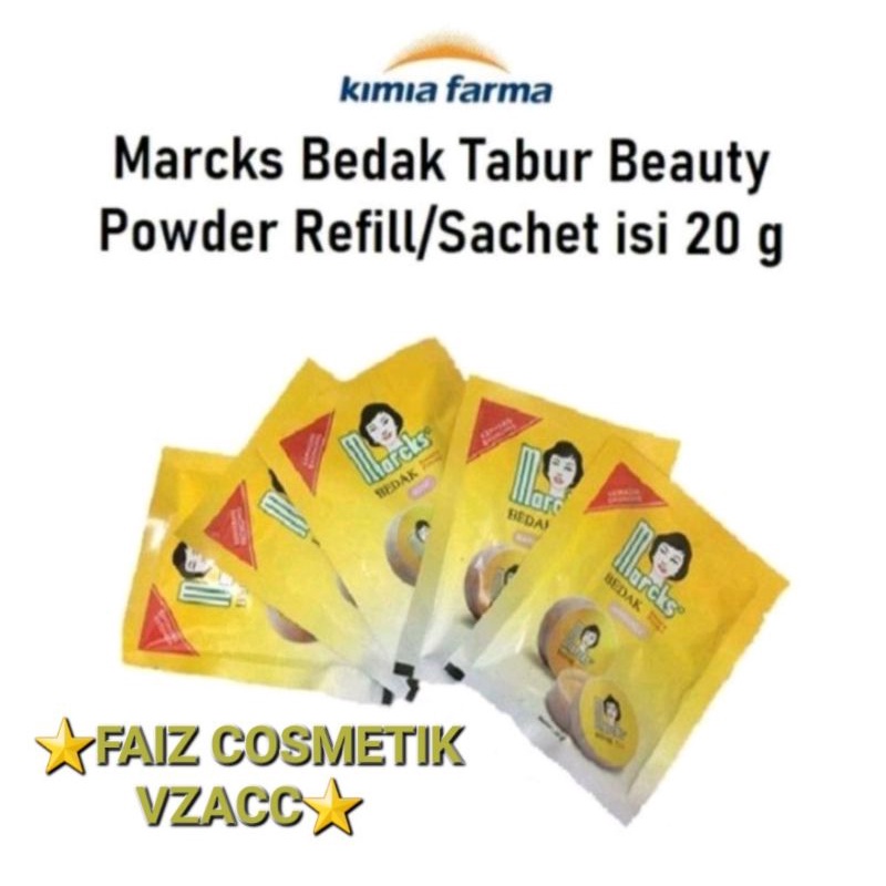 MARCKS Bedak Tabur Sachet 20 GR/ BPOM