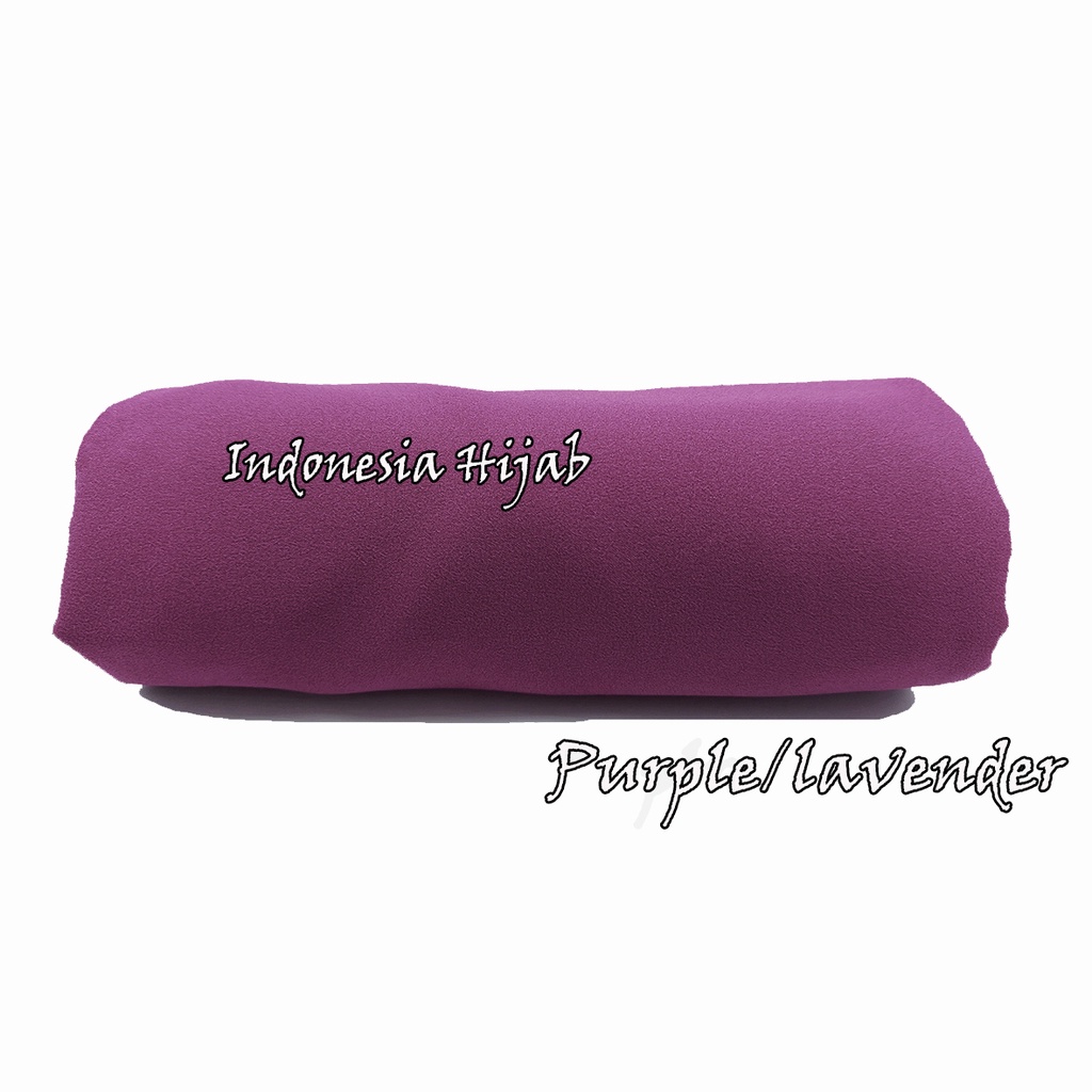 PASHMINA Diamond Premium 170 X 75 cm Jahit Tepi BUKAN DI NECI-lavender/purple