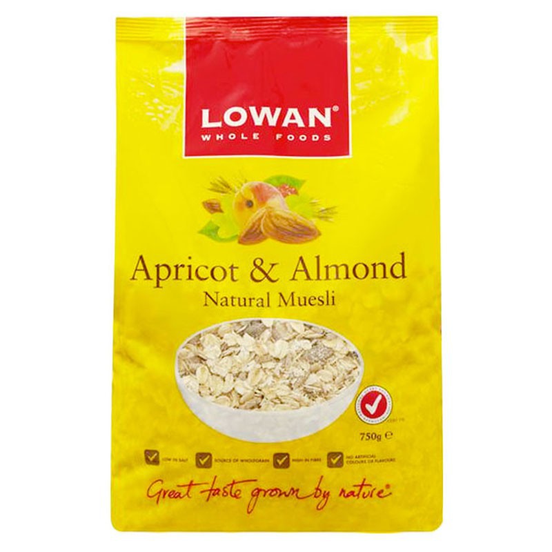 Lowan Oats Apricot & Almond Muesli 500g / sereal oatmeal