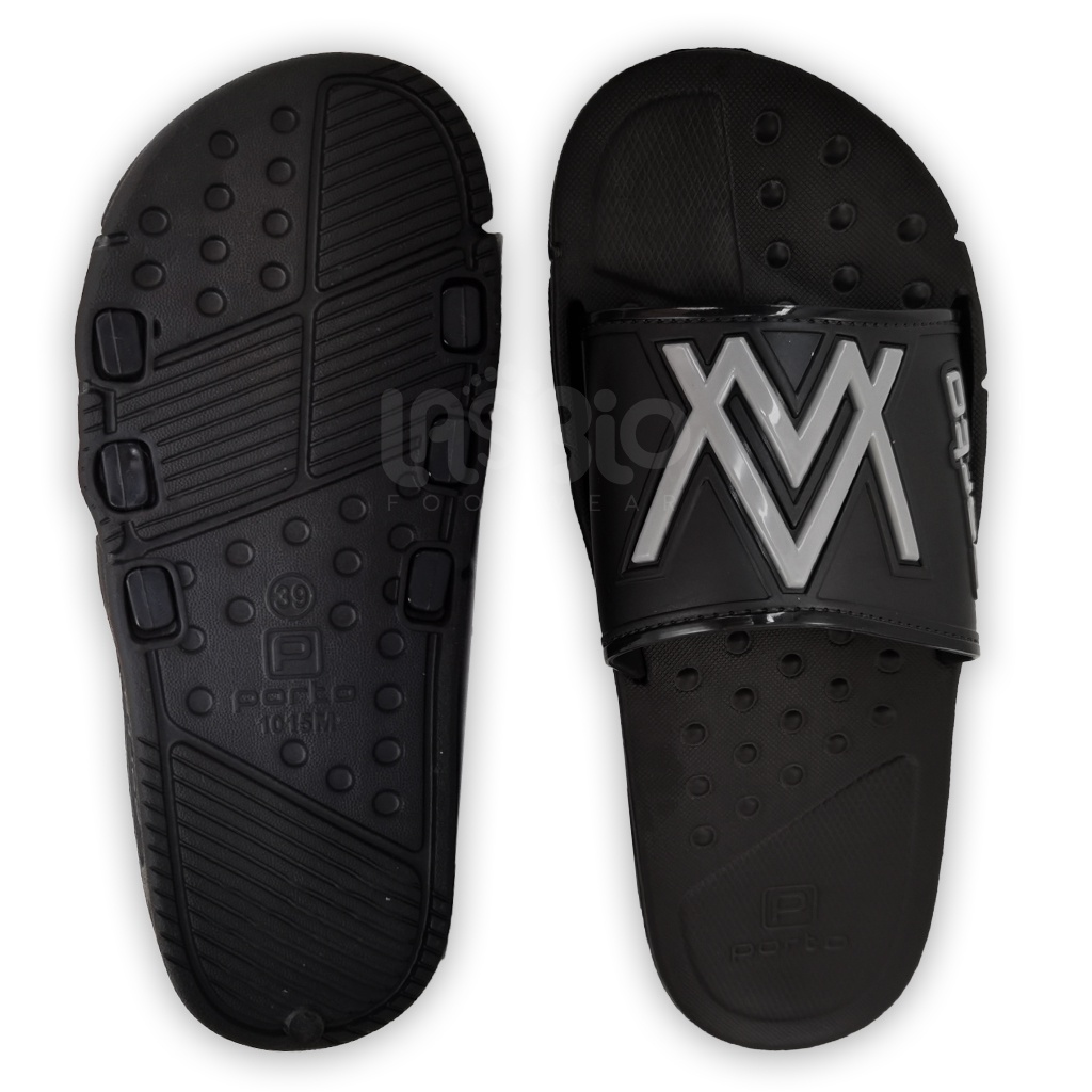 Porto Sandal Alan Walker Selop Slide Slip On Karet Pria Kasual 1015